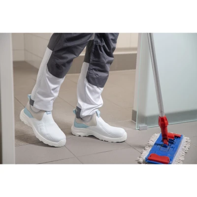 Pantofi de protecție albi HYGOSAFE S2 ESD SR / Cerva / Încălțăminte de protecție S2