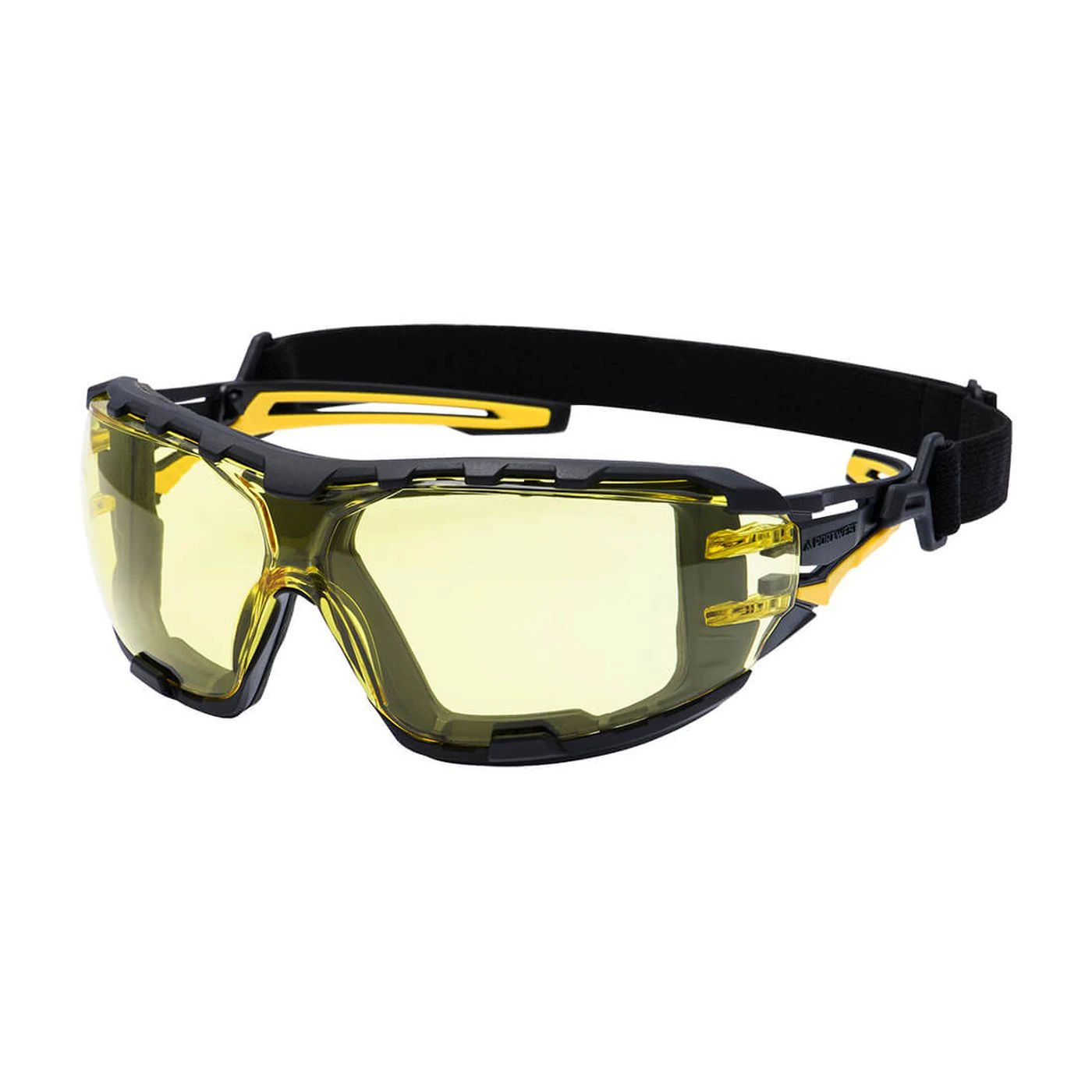 PR02 - Ochelari de protecție Wraparound Plus cu lentile oglindă / Portwest / Ochelari de protecție cu lentile transparente