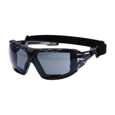 PR02 - Ochelari de protecție Wraparound Plus cu lentile oglindă / Portwest / Ochelari de protecție cu lentile transparente