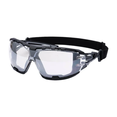 PR02 - Ochelari de protecție Wraparound Plus cu lentile oglindă / Portwest / Ochelari de protecție cu lentile transparente