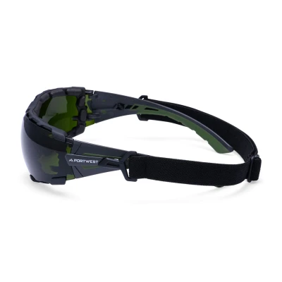 PS28 - Ochelari de protecție cu șnur de prindere Tech Look Pro KN / Portwest / Ochelari de protecție cu lentile galbene