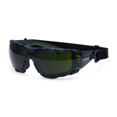 PS28 - Ochelari de protecție cu șnur de prindere Tech Look Pro KN cu lentile verzi / Portwest / Ochelari de protecție cu lentile galbene