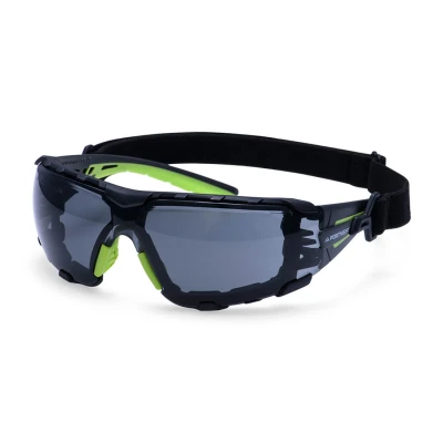 PS28 - Ochelari de protecție cu șnur de prindere Tech Look Pro KN cu lentile verzi / Portwest / Ochelari de protecție cu lentile galbene