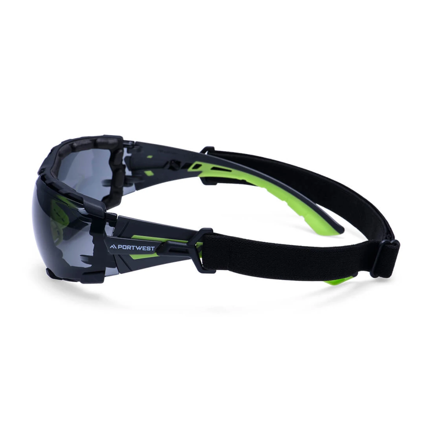 PS28 - Ochelari de protecție cu șnur de prindere Tech Look Pro KN cu lentile verzi / Portwest / Ochelari de protecție cu lentile galbene