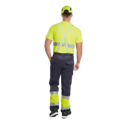 E049 - Pantaloni HiVis Combat bicolor / Portwest / Pantaloni, salopete, colanți