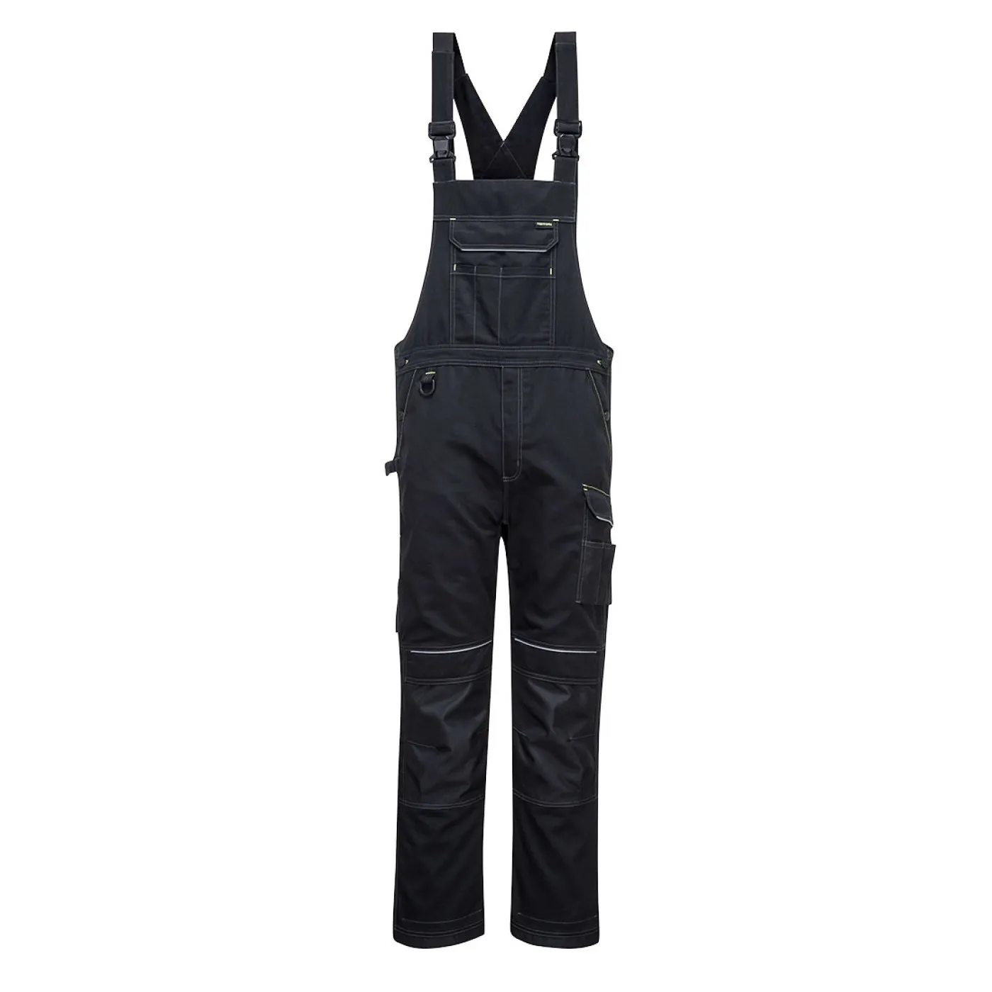 PW346 - Pantaloni PW3 de lucru cu pieptar / Portwest / Pantaloni, salopete, colanți