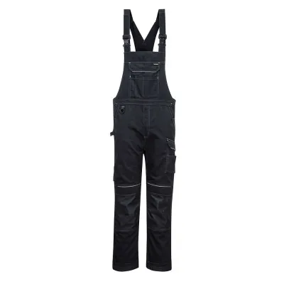 PW346 - Pantaloni PW3 de lucru cu pieptar / Portwest / Pantaloni, salopete, colanți