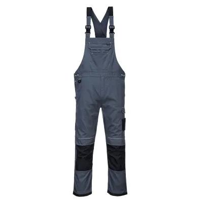 PW346 - Pantaloni PW3 de lucru cu pieptar / Portwest / Pantaloni, salopete, colanți