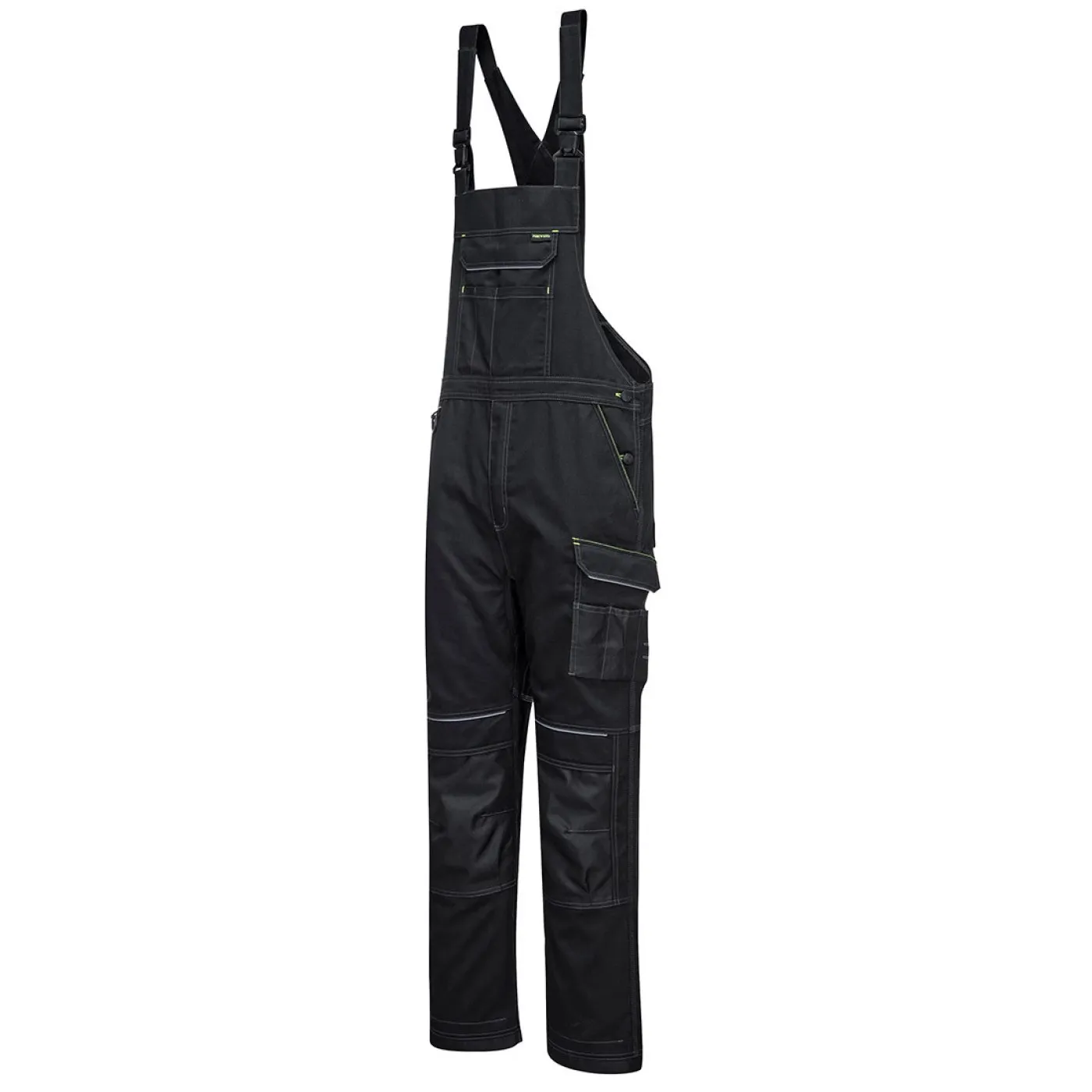 PW346 - Pantaloni PW3 de lucru cu pieptar / Portwest / Pantaloni, salopete, colanți