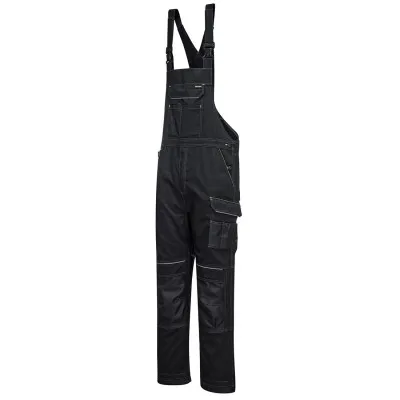 PW346 - Pantaloni PW3 de lucru cu pieptar / Portwest / Pantaloni, salopete, colanți