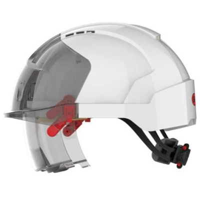 Cască de protecție cu ventilație JSP EVO VISTAlens și ochelari încorporați / JSP / Căști de lucru și uz general