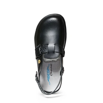 Saboți de protecție CLASSIC 31010 SB SR A E FO ESD / Abeba / Sandale de protecție, saboți de lucru, galoși din PVC