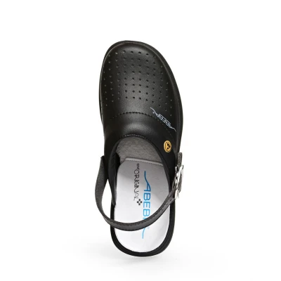 Saboți de lucru THE ORIGINAL PLUS 37530 OB SR A E FO ESD / Abeba / Sandale de protecție, saboți de lucru, galoși din PVC