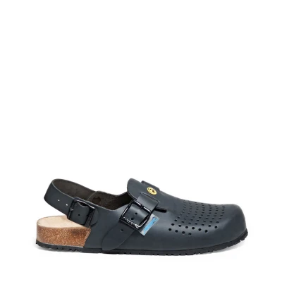 Saboți de lucru NATURE 4045 OB SR A FO ESD / Abeba / Sandale de protecție, saboți de lucru, galoși din PVC