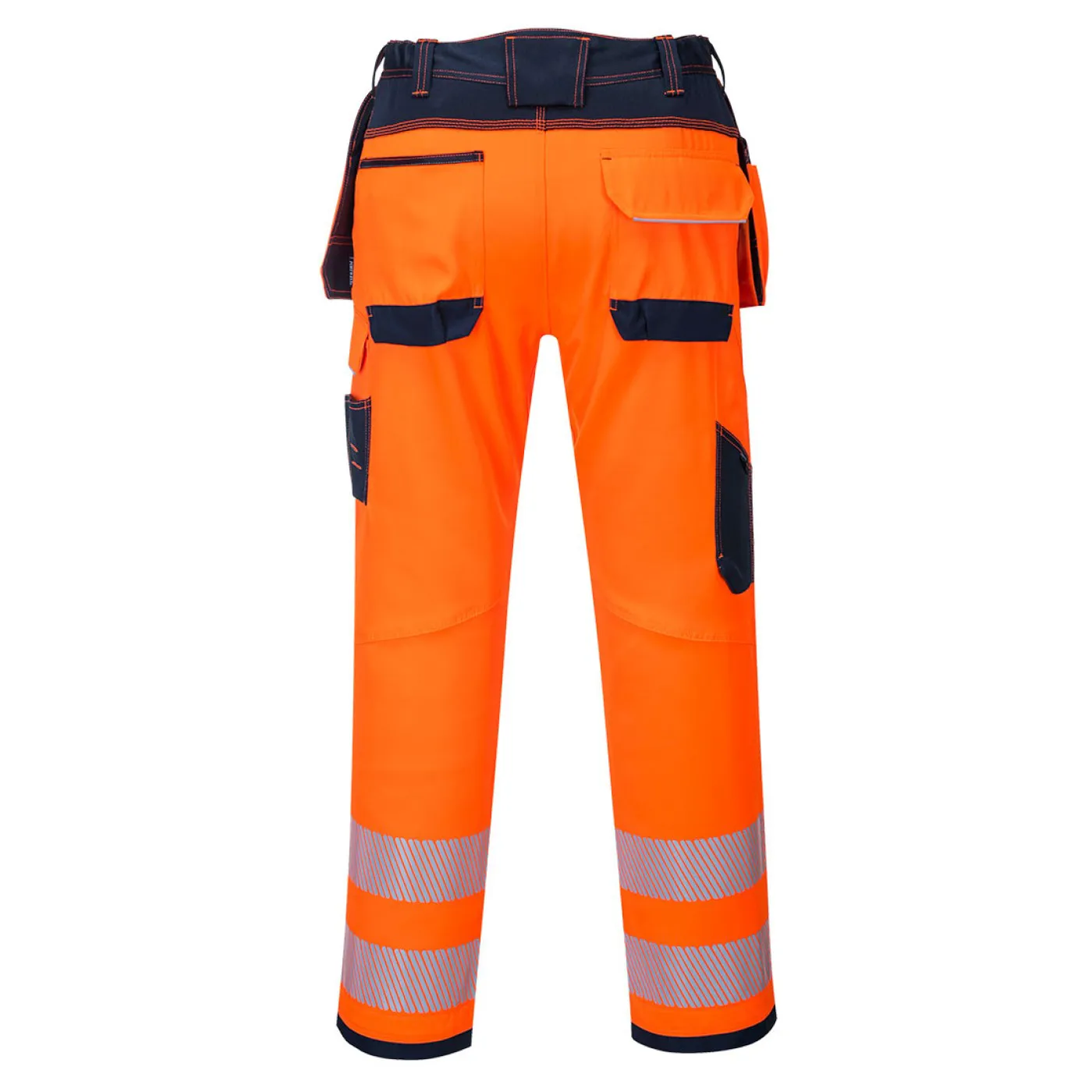 T501 - Pantaloni PW3 de lucru Holster HiVis / Portwest / Pantaloni, salopete, colanți