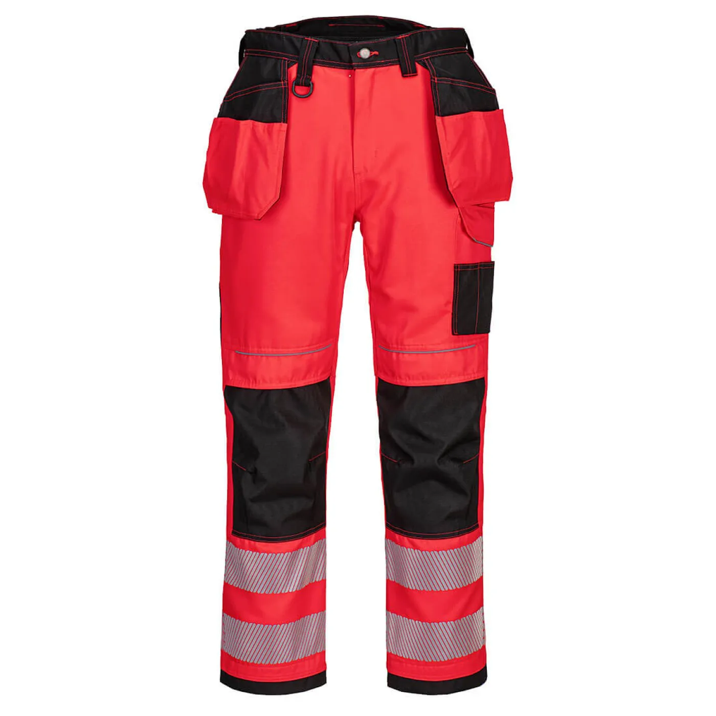 T501 - Pantaloni PW3 de lucru Holster HiVis / Portwest / Pantaloni, salopete, colanți