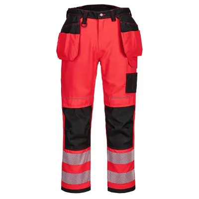 T501 - Pantaloni PW3 de lucru Holster HiVis / Portwest / Pantaloni, salopete, colanți