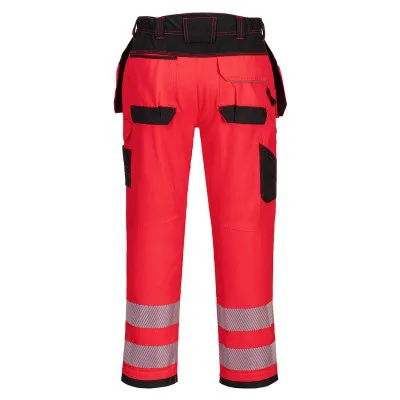 T501 - Pantaloni PW3 de lucru Holster HiVis / Portwest / Pantaloni, salopete, colanți