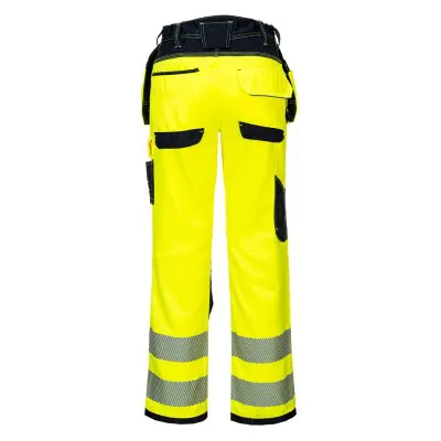 T501 - Pantaloni PW3 de lucru Holster HiVis / Portwest / Pantaloni, salopete, colanți