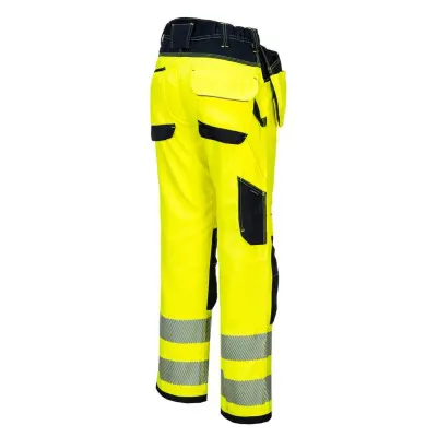 T501 - Pantaloni PW3 de lucru Holster HiVis / Portwest / Pantaloni, salopete, colanți