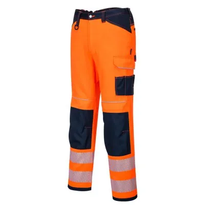 PW340 - Pantaloni de lucru HiVis PW3 / Portwest / Pantaloni, salopete, colanți
