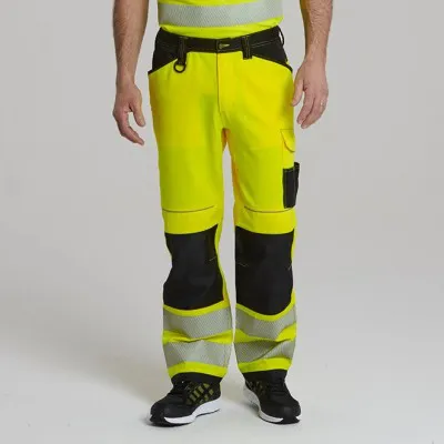 PW340 - Pantaloni de lucru HiVis PW3 / Portwest / Pantaloni, salopete, colanți