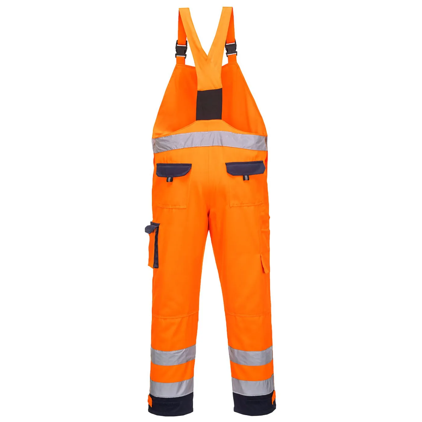 TX52 - Salopeta cu Pieptar Dijon HI VIS / Portwest / Pantaloni, salopete, colanți