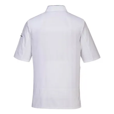 C735 - Jachetă bucătar Surrey S/S / Portwest / Îmbrăcăminte bucătari, ospătari, HoReCa
