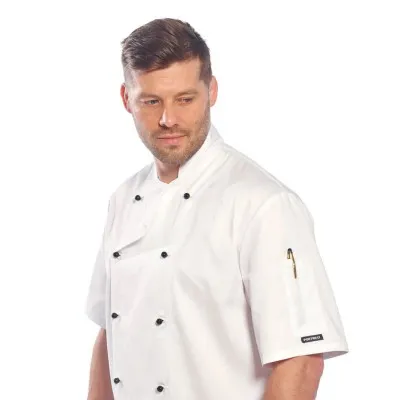 C734 - Jachetă bucătar Kent / Portwest / Îmbrăcăminte bucătari, ospătari, HoReCa