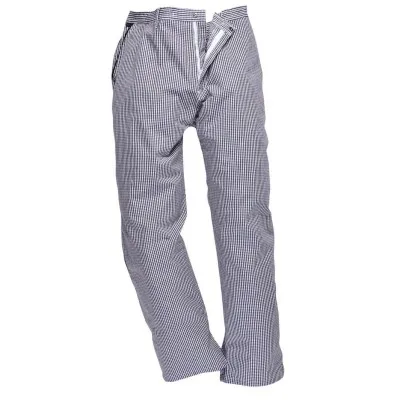 C075 - Pantaloni bucătar Barnet / Portwest / Îmbrăcăminte bucătari, ospătari, HoReCa