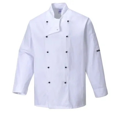C834 - Jachetă bucătar Somerset / Portwest / Îmbrăcăminte bucătari, ospătari, HoReCa