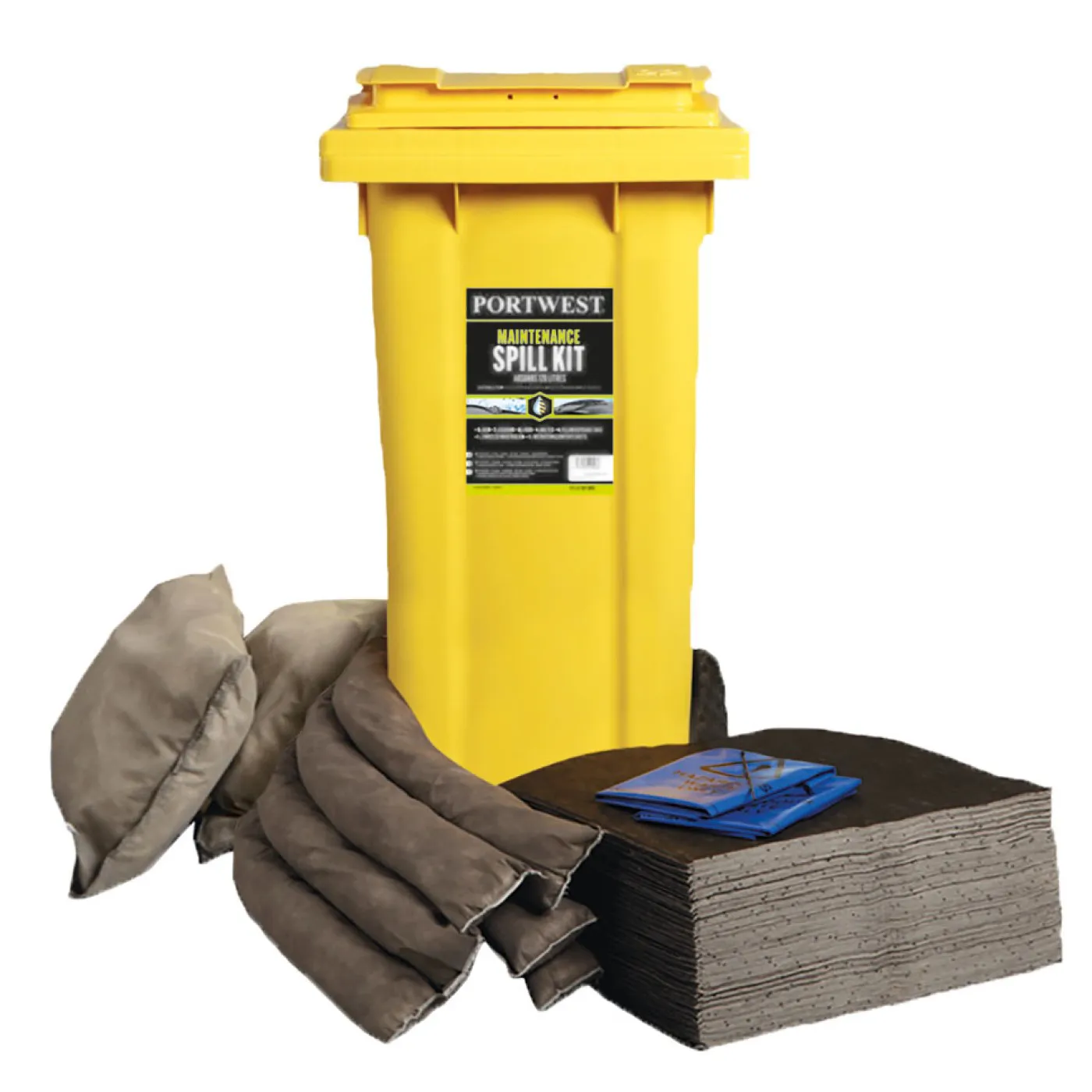 SM33 - Set absorbție lichide 120L / Portwest / Absorbante lichide, uleiuri și substanțe periculoase