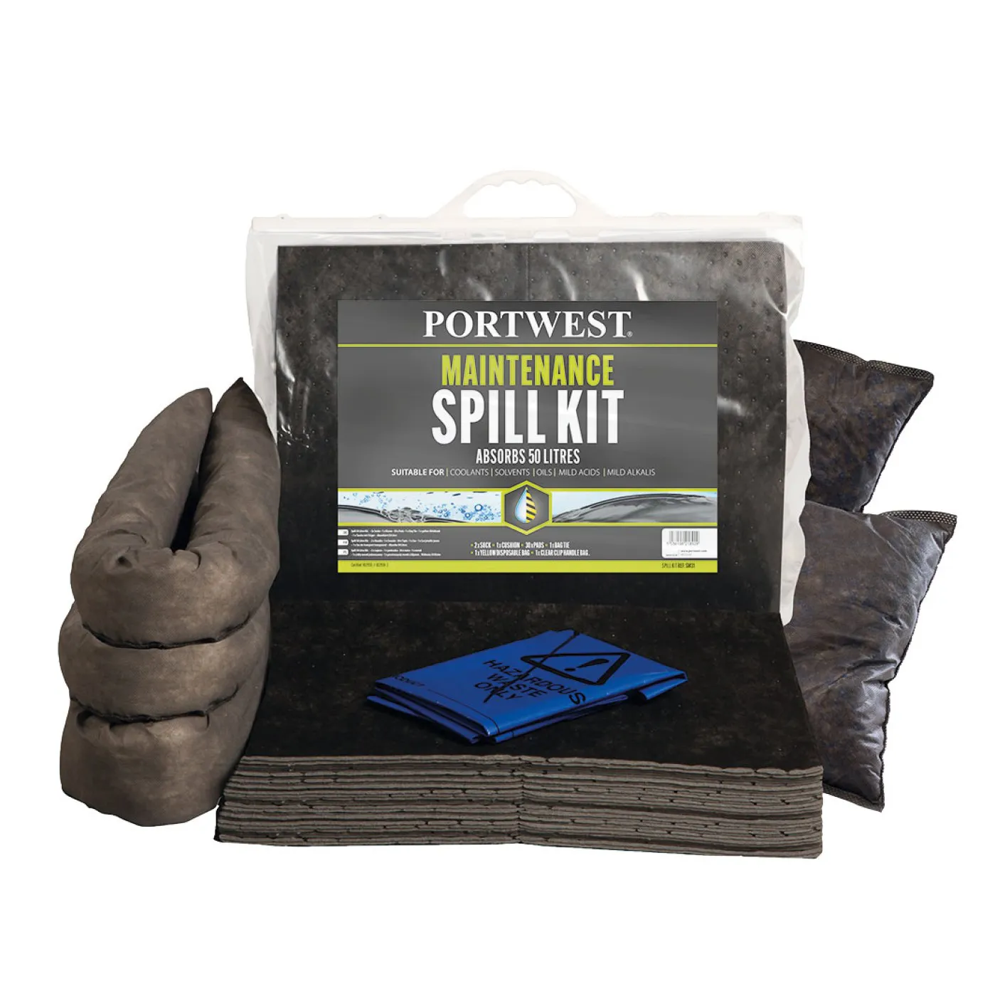 SM31 - Set absorbție lichide 50L / Portwest / Absorbante lichide, uleiuri și substanțe periculoase