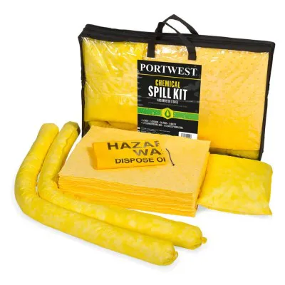 SM91 - Set absorbție substante chimice PW 50L / Portwest / Absorbante lichide, uleiuri și substanțe periculoase