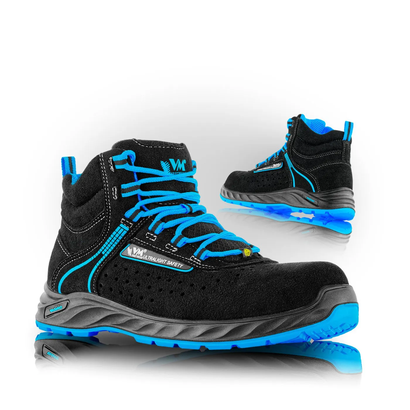 Bocanci de protecție QUEBEC S1P ESD SRC / VM Footwear / Bocanci de protecție și ghete de lucru