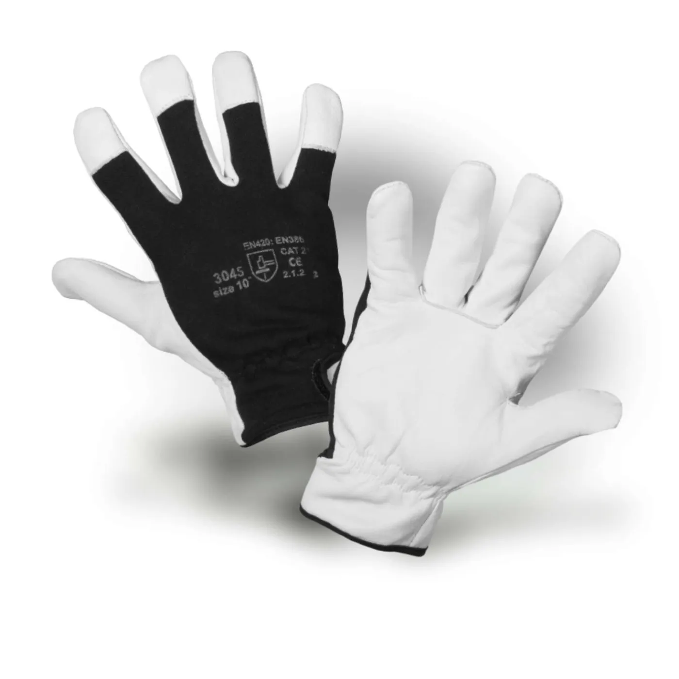 Mănuși de protecție 3045 / VM Footwear / Mănuși de protecție din piele cu textil