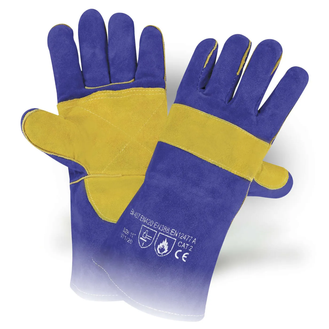 Mănuși de sudură W1/20 / VM Footwear / Mănuși de protecție pentru sudori