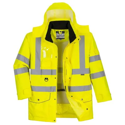 S427 - Jachetă HiVis Traffic 7-in-1 / Portwest / Jachete și geci