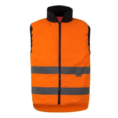 Vestă căptușită, reversibilă, de înaltă vizibilitate / Velilla / Veste de lucru și de semnalizare