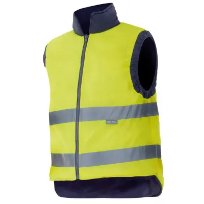 Vestă căptușită, reversibilă, de înaltă vizibilitate / Velilla / Veste de lucru și de semnalizare